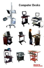 Compact Desks, Small Computer Desks &amp; Carts