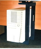 Underdesk CPU Holder, slides in and out and rotates