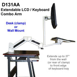 D131AA  CD Articulated Monitor and Keyboard Wall or Table arm - Oceanpointe Distributors Corporation
