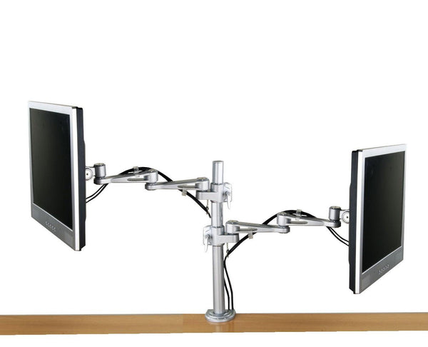 DFL17CL-LCD2 Dual Monitor Desk Mount Stand Heavy Duty Adjustable - Cla –  Oceanpointe Distributors Corporation