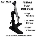 DK1ST Monitor Desk Stand for monitors up to 25" - Height Adjustable - Use with stand or Bolt-on tabletop
