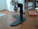 DK1ST Monitor Desk Stand for monitors up to 25" - Height Adjustable - Use with stand or Bolt-on tabletop