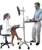 DVC02-BYO Portable LCD Pole Stand - Build Your Own Computer Desk - Oceanpointe Distributors Corporation