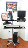 DVC02-BYO Portable LCD Pole Stand - Build Your Own Computer Desk - Oceanpointe Distributors Corporation