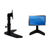 DK1ST Monitor Desk Stand for monitors up to 25" - Height Adjustable - Use with stand or Bolt-on tabletop