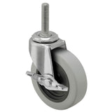3" Commercial Casters with metric thread M10 x 22 mm pitch 1.25
