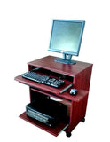 S2326 24" Compact Computer Desk, sliding keyboard shelf, sliding printer shelf & mouse tray - Computer Desk