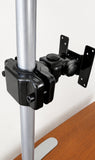 Rear Clamp View Monitor Pole Mount VESA Bracket
