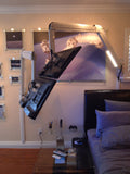 DW630W  Extra Long Reach Wall Monitor Arm  Over the Bed 63 inch long