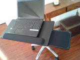 DVC04-F Rolling Pole Computer Workstation - Sit to Stand - Height Adjustable - Oceanpointe Distributors Corporation