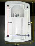 DW395W  39.5" Extra-Long Articulated LCD Monitor Wall Arm - White - Oceanpointe Distributors Corporation