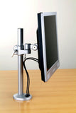 D720BK LCD Monitor Pole Desk Stand - Bolt-on Grommet Mount - VESA - Oceanpointe Distributors Corporation