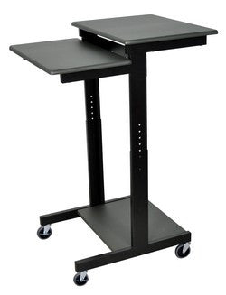 C PS3945 24" W. Standing Height Adjustable Mobile Computer Desk Workstation - Oceanpointe Distributors Corporation