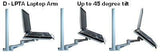 DLAC2 Ergonomic Laptop Arm Tray for Desk or Wall - Oceanpointe Distributors Corporation
