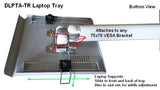 DLPTA-TR Laptop Tray for Arms with VESA 75x75 brackets - Oceanpointe Distributors Corporation