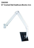 DW630W 63" Hospital LCD TV Monitor Arm - Over the Bed Arm - Wall Mount - Oceanpointe Distributors Corporation