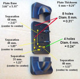 DWA Wall Adapter for Pole Monitor Arms & Keyboard Arms - Oceanpointe Distributors Corporation