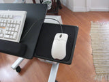 DVC04 LCD Monitor Pole Workstation - Sit to Stand - Height Adjustable - Oceanpointe Distributors Corporation