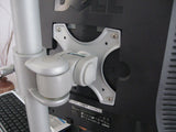 DVC04 LCD Monitor Pole Workstation - Sit to Stand - Height Adjustable - Oceanpointe Distributors Corporation