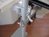 DVC04 LCD Monitor Pole Workstation - Sit to Stand - Height Adjustable - Oceanpointe Distributors Corporation