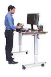 C StandUp-CF60-DW 60" Sit to Stand Crank Adjustable Computer Desk - Oceanpointe Distributors Corporation