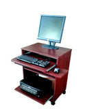 S2326 24" Compact Computer Desk, sliding keyboard shelf, sliding printer shelf & mouse tray - Computer Desk