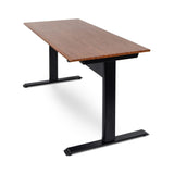 SPN48F-BK/TK 48 x 30 Pneumatic Sit to Stand Computer and Writing desk Teak
