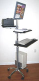 DVC02 Sit to Stand Portable LCD Pole-Computer Workstation - Oceanpointe Distributors Corporation